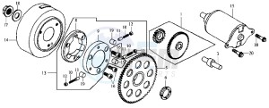 JOYRIDE 200 drawing STARTER CLUTCH