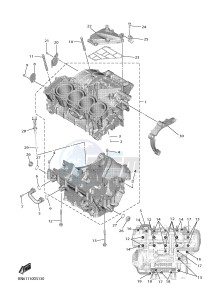 YZF600 R6 (BN6C) drawing CRANKCASE