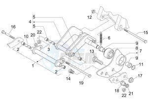 Beverly 250 Cruiser e3 drawing Swinging arm