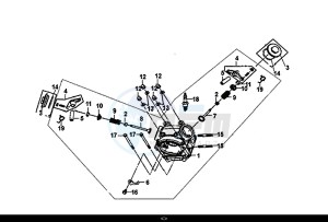 MIO 50I (25 KM/H) (FS05W1-NL) (E4) (L8-M0) drawing CYLINDER HEAD