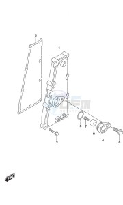 DF 90A drawing Exhaust Cover