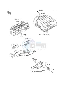 ZX 600 R [NINJA ZX-6R MONSTER ENERGY] (R9FA) R9F drawing FUEL INJECTION