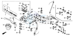 TRX500FPE drawing FR. BRAKE MASTER CYLINDER