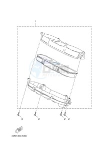 YPR125RA XMAX 125 ABS EVOLIS 125 ABS (2DM4) drawing METER