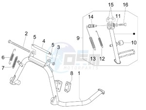 S 125 4T (Euro 3) UK drawing Stand