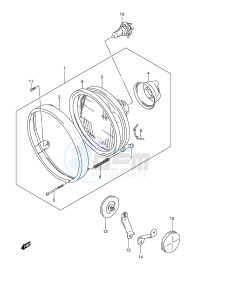 VZ800 (E3-E28) MARAUDER drawing HEADLAMP