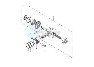 YP E MAJESTY 180 drawing CRANKSHAFT PISTON