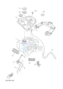 YN50 NEO'S (2APC 2APC 2APC) drawing FUEL TANK