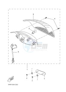 CW50 BOOSTER (5WWR) drawing TAILLIGHT