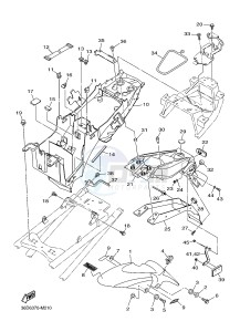 XJ6SA 600 DIVERSION (S-TYPE, ABS) (36DC) drawing FENDER