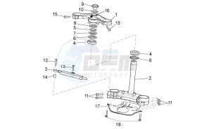 RSV 4 1000 APRC Factory ABS USA drawing Steering