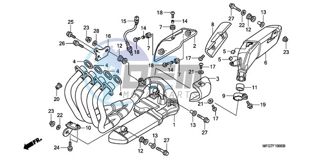 EXHAUST MUFFLER