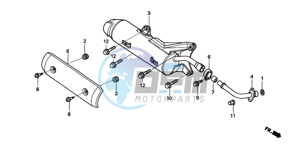 EXHAUST MUFFLER (FES2505)