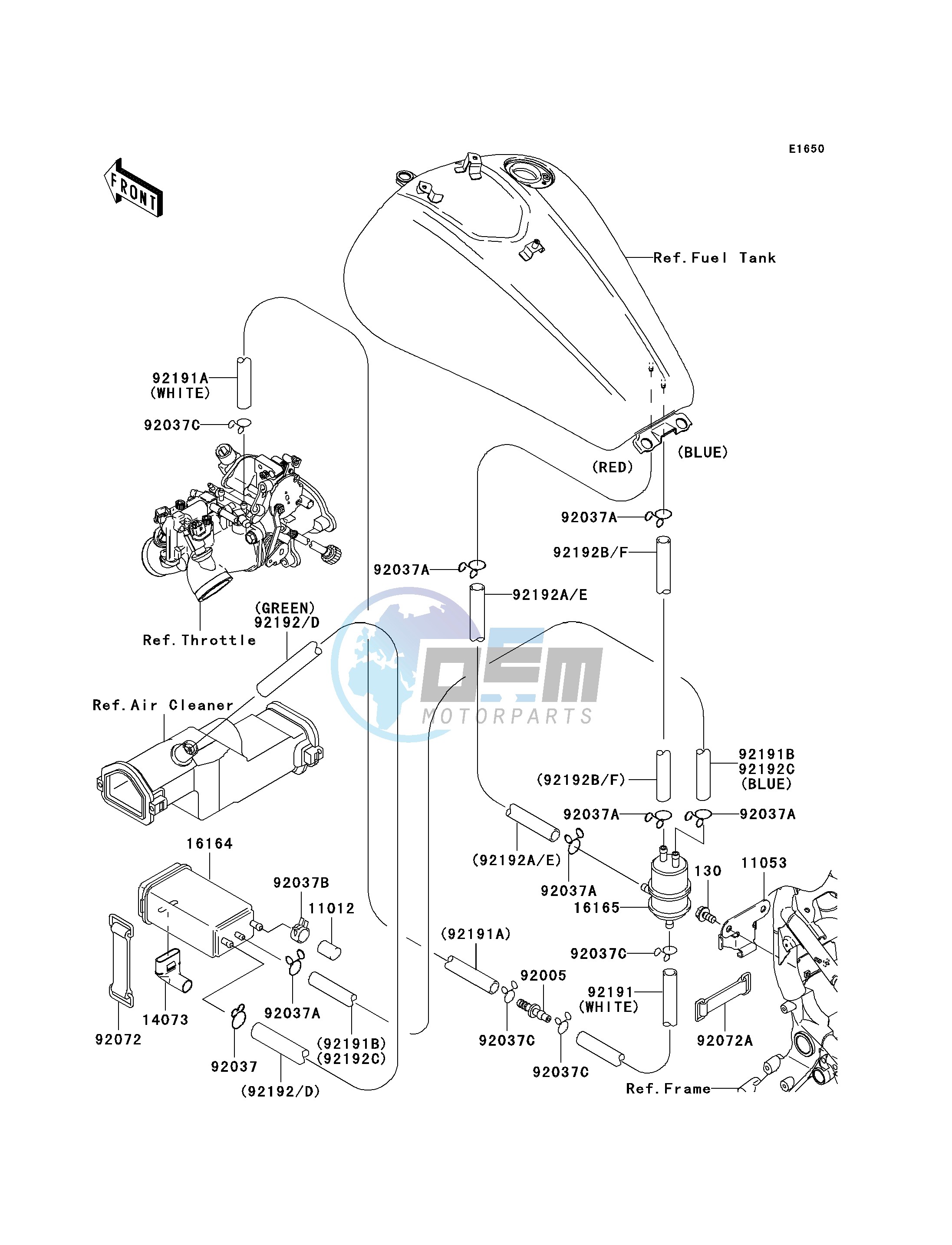 FUEL EVAPORATIVE SYSTEM -- CA- -