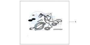 GL1800A BR - (BR) drawing HEAD SET (FULL FACE)