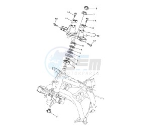 XTZ SUPER TENERE 1200 drawing STEERING