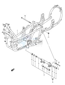 AN250 (E2) Burgman drawing FRAME