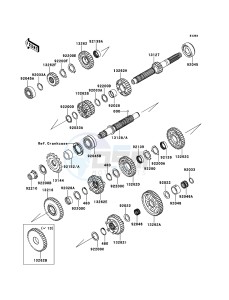 ZZR1400_ABS ZX1400FCF FR GB XX (EU ME A(FRICA) drawing Transmission