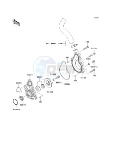 EX 650 C [NINJA 650R] (C9F) C9F drawing WATER PUMP