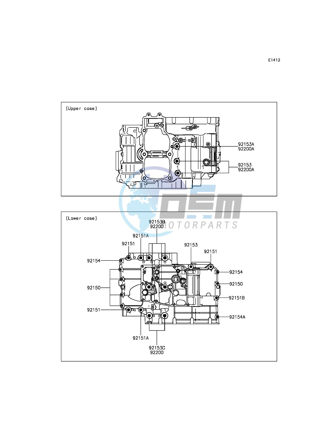 Crankcase Bolt Pattern