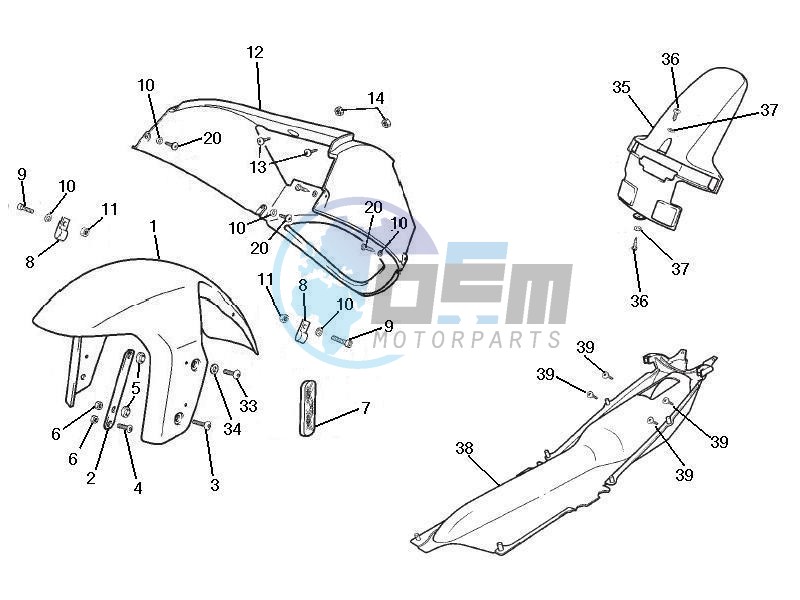 Wheel housing - Mudguard