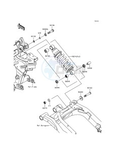 ER-6F EX650EEF XX (EU ME A(FRICA) drawing Suspension/Shock Absorber