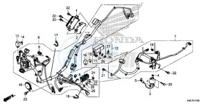 NSS125ADF Forza 125 - NSS125AD UK - (E) drawing WIRE HARNESS