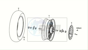 E-XPRO (EH4LW2-EU) (M0) drawing REAR WHEEL