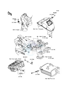 VERSYS_ABS KLE650DCF XX (EU ME A(FRICA) drawing Fuel Injection