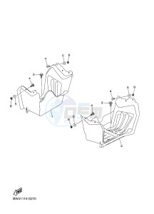 YFZ50 (BW43) drawing STAND & FOOTREST