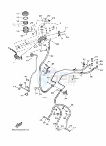 TRACER 9 GT MTT890D (BAPV) drawing FRONT MASTER CYLINDER