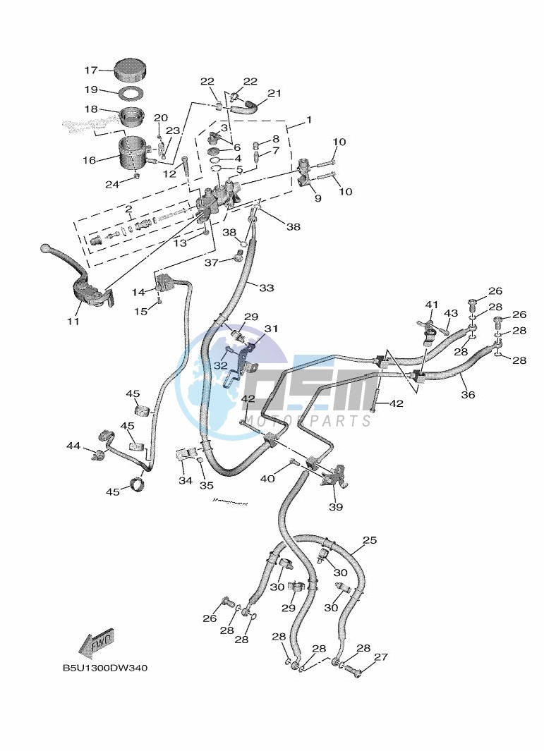 FRONT MASTER CYLINDER