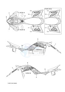 YFM700R YFM700RSE RAPTOR 700R (1VSA 1VSB 1VSC) drawing GRAPHICS