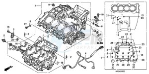 CB600FA Europe Direct - (ED) drawing CRANKCASE