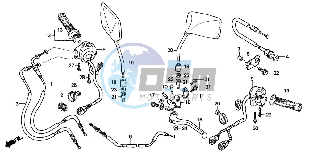 HANDLE LEVER/SWITCH/CABLE