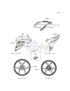 Z800 ZR800AGF FR GB XX (EU ME A(FRICA) drawing Decals(Red)