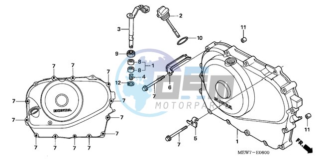 RIGHT CRANKCASE COVER