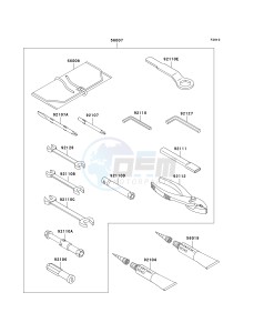 ZR 1000 A [Z1000] (A1-A3) drawing OWNERS TOOLS