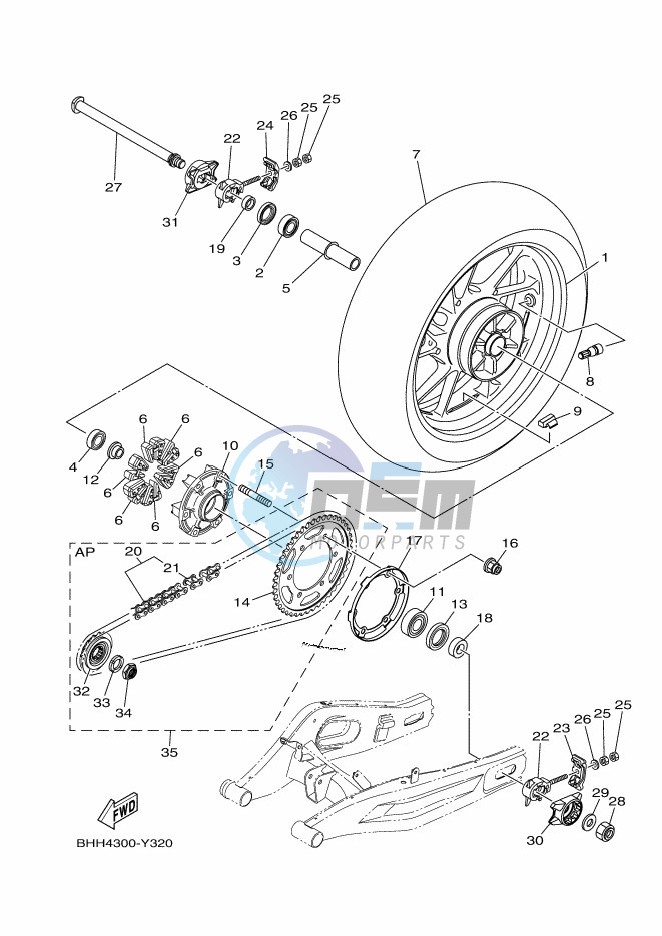 REAR WHEEL