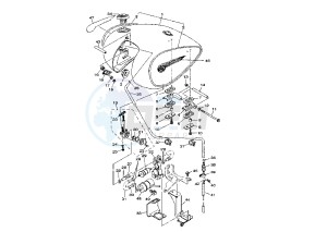 XV A WILD STAR 1600 drawing FUEL TANK