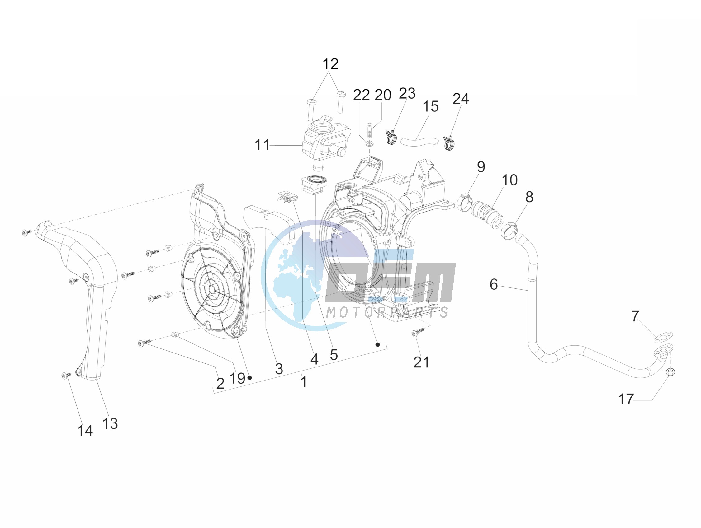 Secondary air box