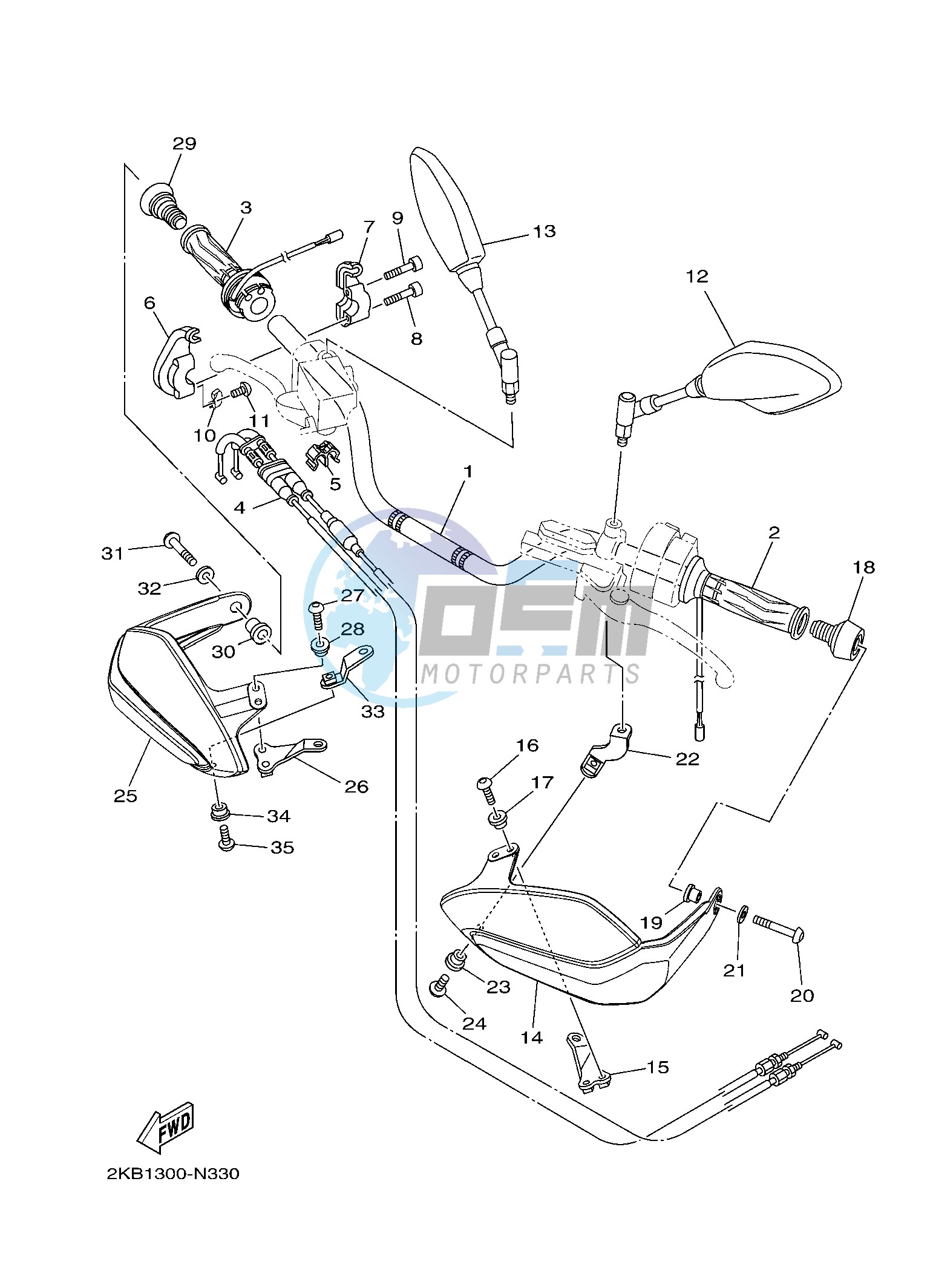 STEERING HANDLE & CABLE