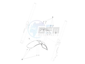 V9 Roamer 850 (APAC) drawing voorste spatbord-Punt