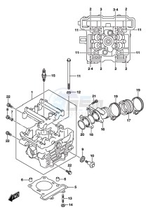 GSX-S125 drawing CYLINDER HEAD