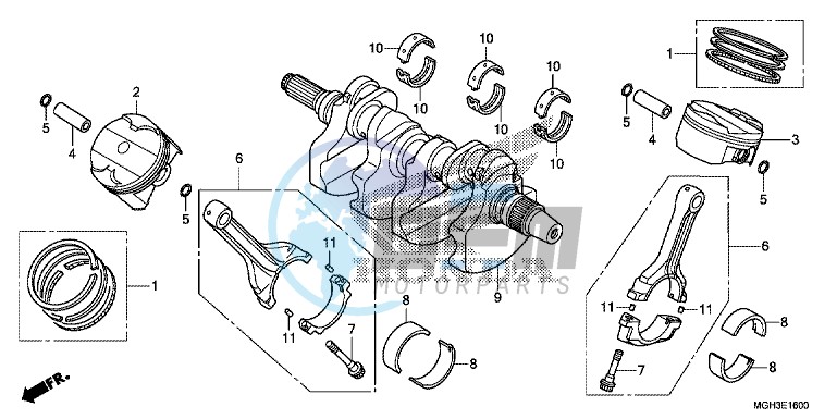 CRANKSHAFT/ PI STON