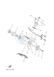 YFM450FWBD YFM45KPXJ KODIAK 450 EPS (BB53) drawing CAMSHAFT & CHAIN