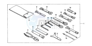 VT750C2 drawing TOOLS