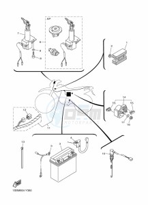 XTZ125E XTZ125 (1SBM) drawing ELECTRICAL 1