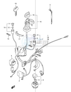 LT-F160 (P24) drawing WIRING HARNESS (MODEL V W X Y K1)