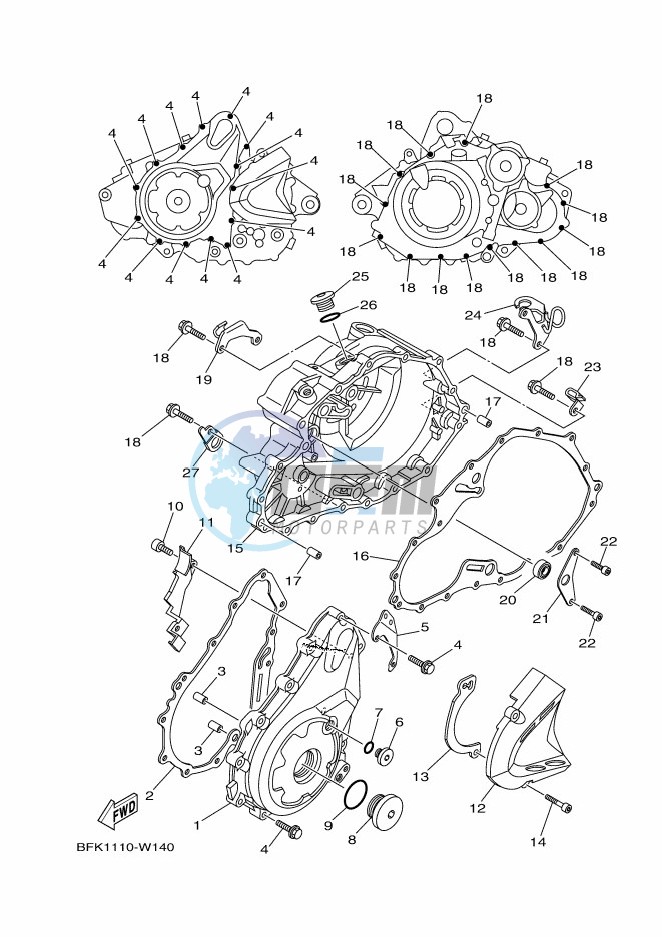 CRANKCASE COVER 1